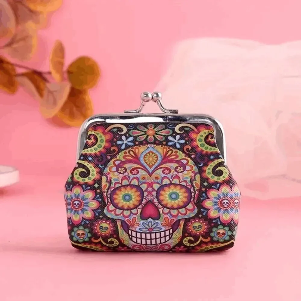 Day of The Dead Sugar Skull Coin Purse